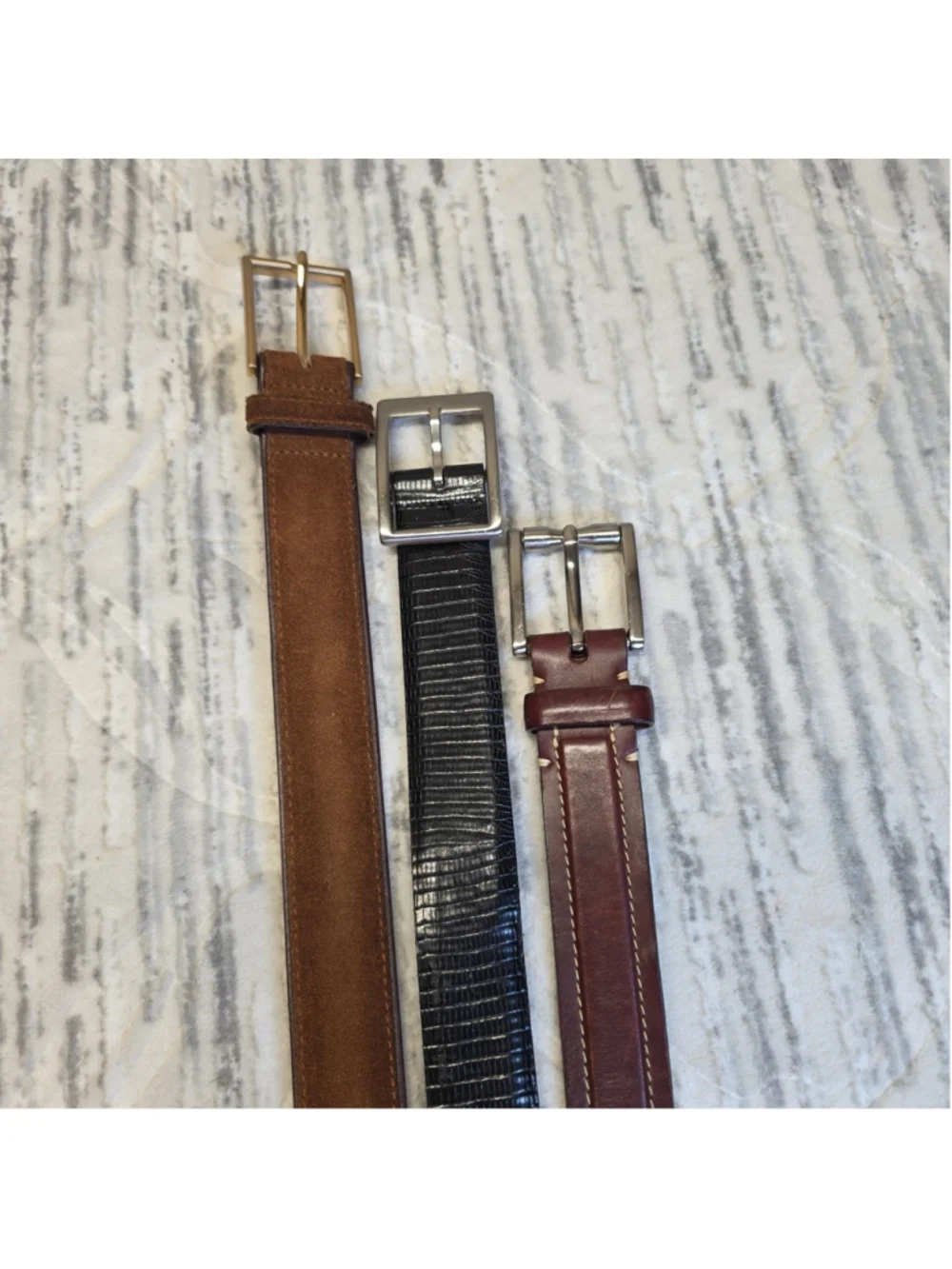 Cole Haan Bundles Leather Mens Size 90/36 Metal Buckle Classic Business